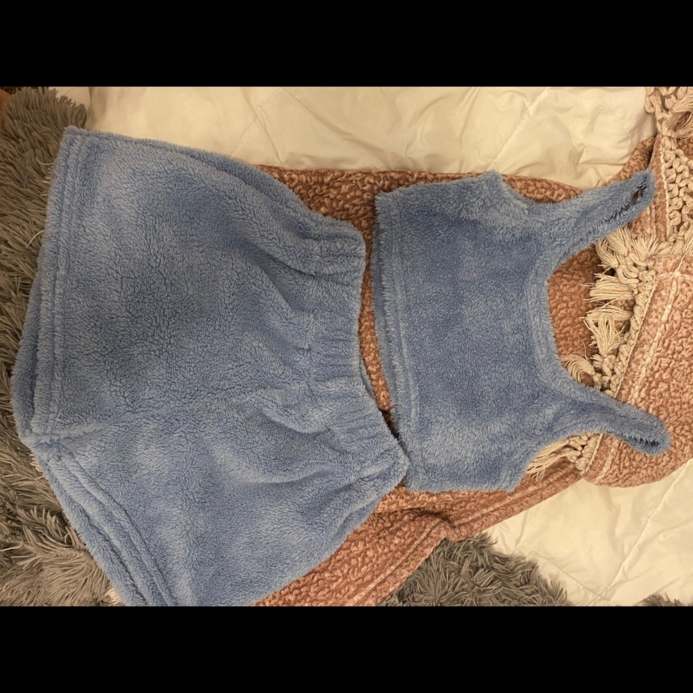 comfy blue soft set